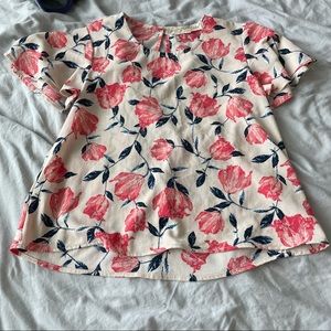 Short sleeve Floral Blouse